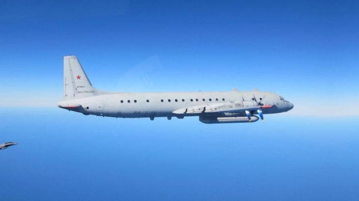 Ruský Il-20 nad Baltským mořem