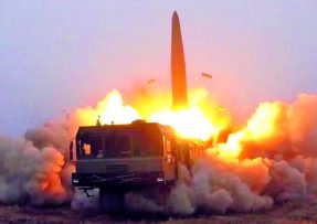 Odpálení rakety Iskander