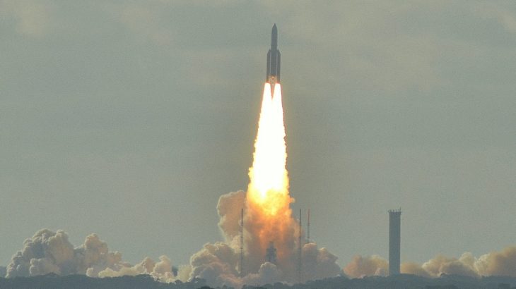 Start rakety z Kourou
