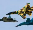 Su-35S s Su-34 a Su-57