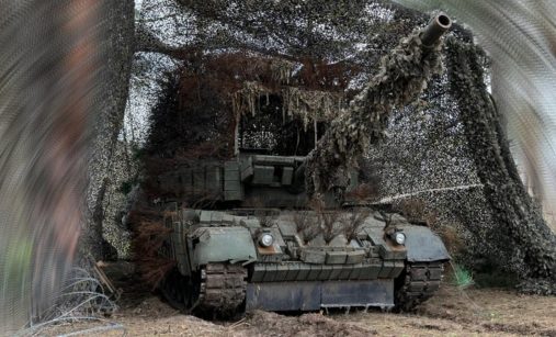 Ukrajinský Leopard 1A5 jako carský tank