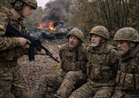 Ukrajinský voják zajal tři ruské vojáky