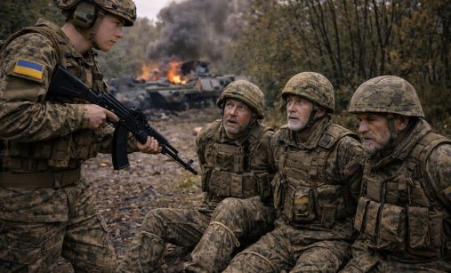 Ukrajinský voják zajal tři ruské vojáky