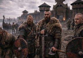 Vikingové u mýtické pevnosti Jómsborg