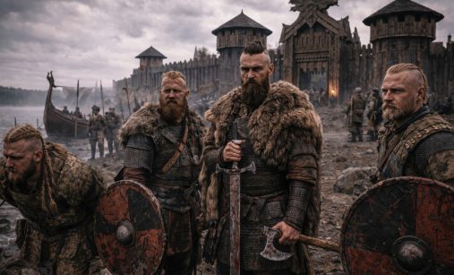 Vikingové u mýtické pevnosti Jómsborg