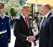 Andrej Babiš a Ilham Alijev v Ázerbájdžánu