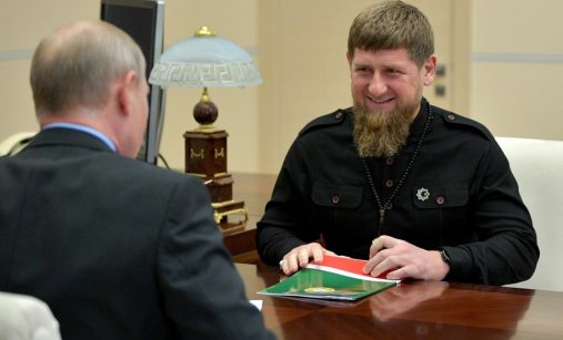 Ramzan Kadyrov a Vladimir Putin