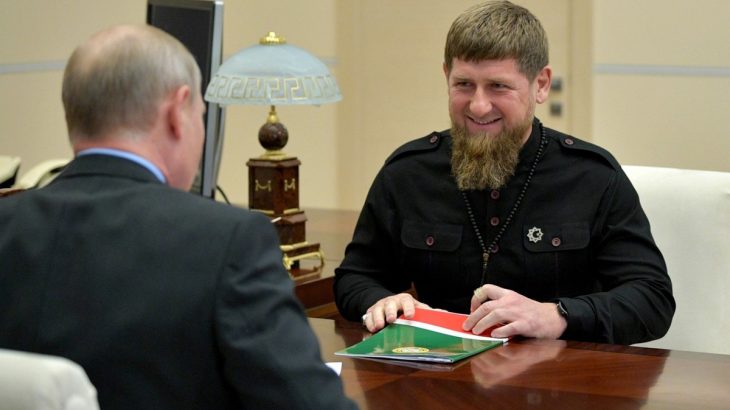 Ramzan Kadyrov a Vladimir Putin