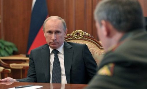 Valerij Gerasimov a Vladimir Putin