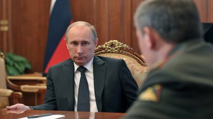 Valerij Gerasimov a Vladimir Putin