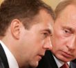 Dmitrij Medveděv a Vladimir Putin