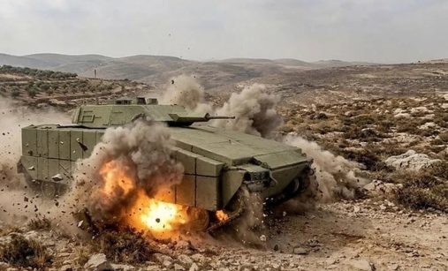 Exploze pod BVP