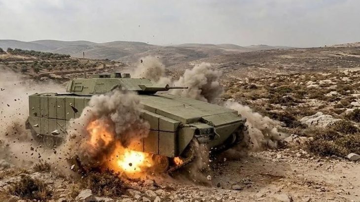 Exploze pod BVP