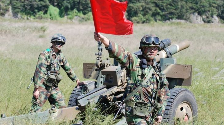 Houfnice, dělostřelectvo Jižní Koreje