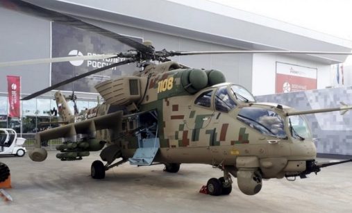 Ruský vrtulník Mi-35P