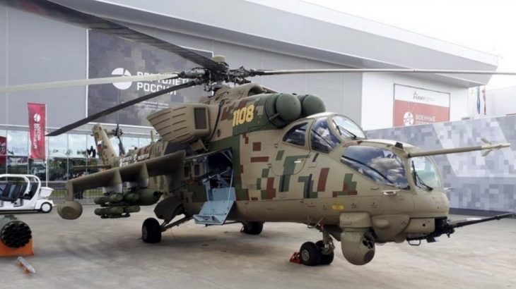 Ruský vrtulník Mi-35P
