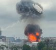 Exploze ropného zásobníku v Moskvě