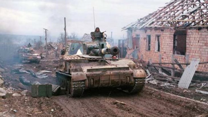 Ruští tankisté na Ukrajině