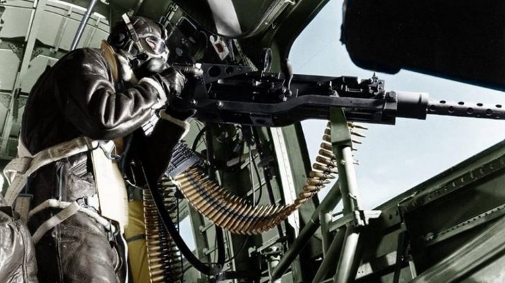 Těžký kulomet v bombardéru B-17