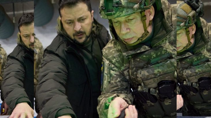 Volodymyr Zelenský a Oleksandr Syrský