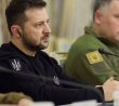 Volodymyr Zelenskyj na jednání s armádou