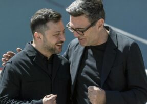 Andy Burnham a Volodymyr Zelenskyj