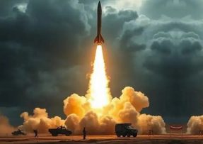 Balistická raketa odpálená v Íránu