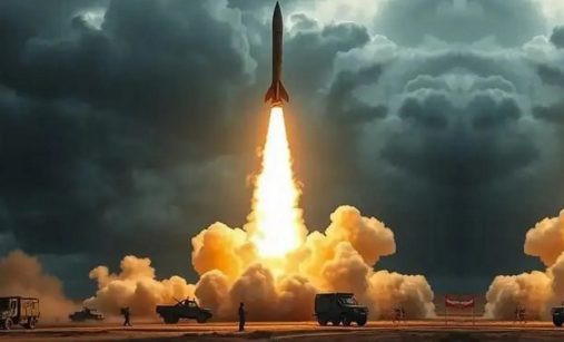 Balistická raketa odpálená v Íránu