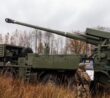 Ukrajinská houfnice 2S22 Bohdana na podvozku Tatra T815