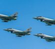 4 Eurofightery Typhoon kuvajtského letectva