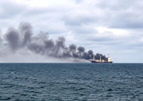 Nákladní loď explodovala u Rumunska