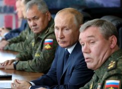 Putin, Šojgu a Gerasimov