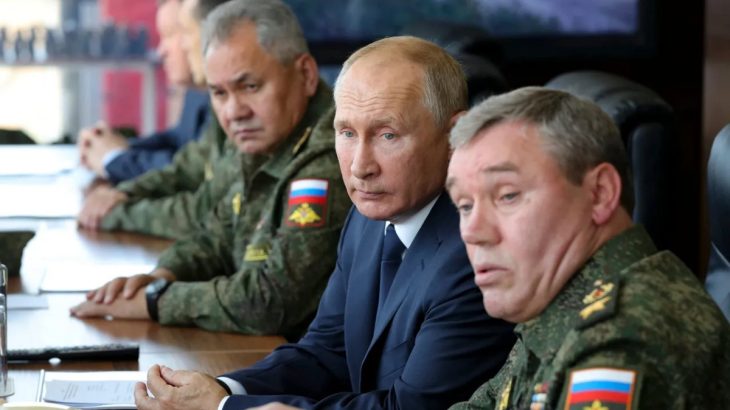 Putin, Šojgu a Gerasimov