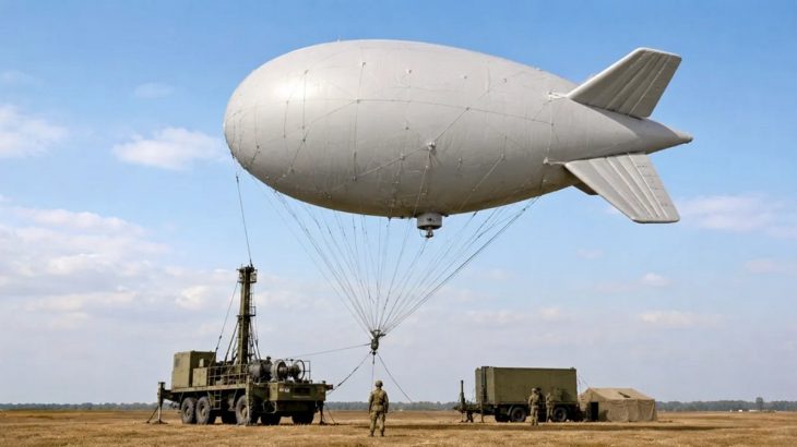 Ukrajinská armáda, balon k vypouštění raket