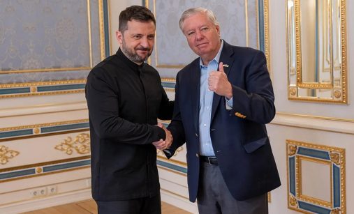 Volodymyr Zelenskyj a Lindsey Graham