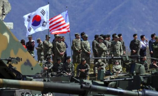 Američtí a jihokorejští vojáci