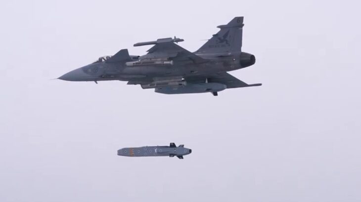 Gripen testuje odpal střely Taurus