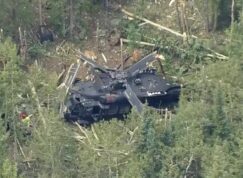 Vrtulník MH-60 Black Hawk 160. pluku speciálních operací po havárii