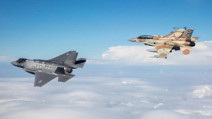 F-35I Adir a F-16I Sufa