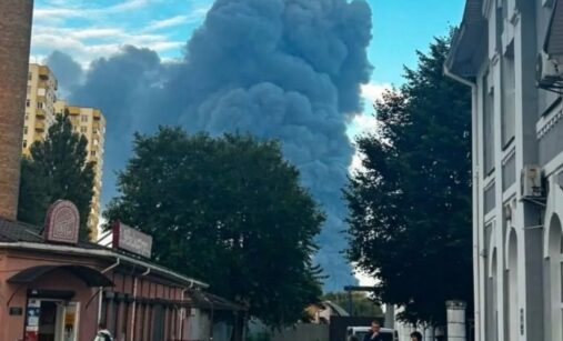 Exploze v Kyjevě