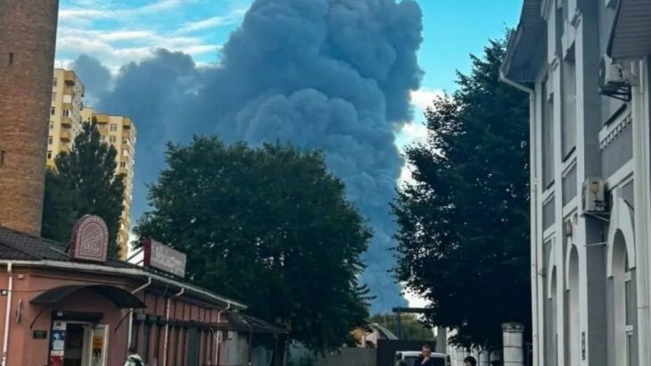 Exploze v Kyjevě