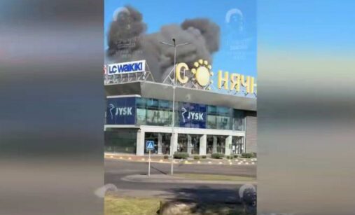 Ruský útok na nákupní centrum v Kryvém Rohu