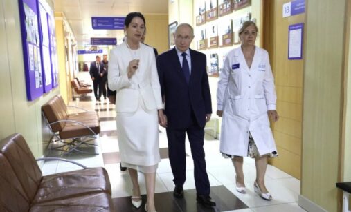 Putin na Kurilských ostrovech
