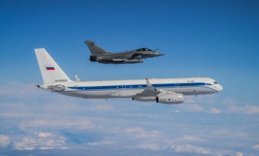 Rafale a Tupolev Tu-214PU