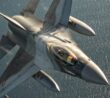 Rumunská F-16 nad mořem