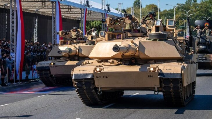 Tanky Abrams na výstavě v Polsku