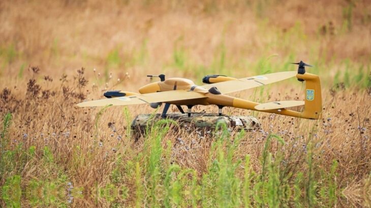 Ukrajinský dron Vector s únikovým modulem
