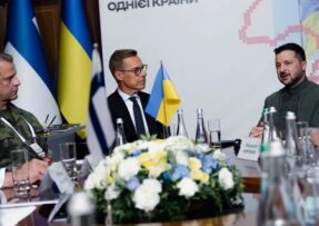 Alexandr Stubb a Volodymyr Zelenskyj