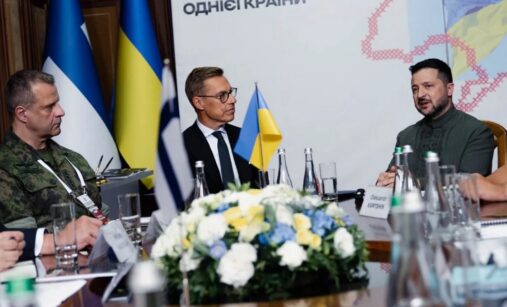 Alexandr Stubb a Volodymyr Zelenskyj