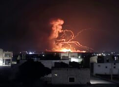 Aleppo po výbuchu muničního skladu na vojenské základně